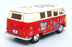 Kinsmart 1/32 Scale Pull Back & Go TY4226 - 1962 Volkswagen Classical Bus - Red