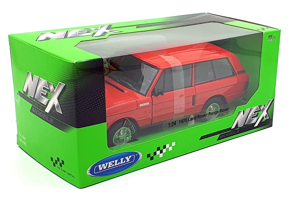 Welly NEX 1/24 Scale Diecast 24128W-RD - 1970 Land Rover Range Rover - Red