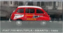 Altaya 1/43 Scale 171023 - 1960 Fiat 750 Multipla Abarth - Red/White
