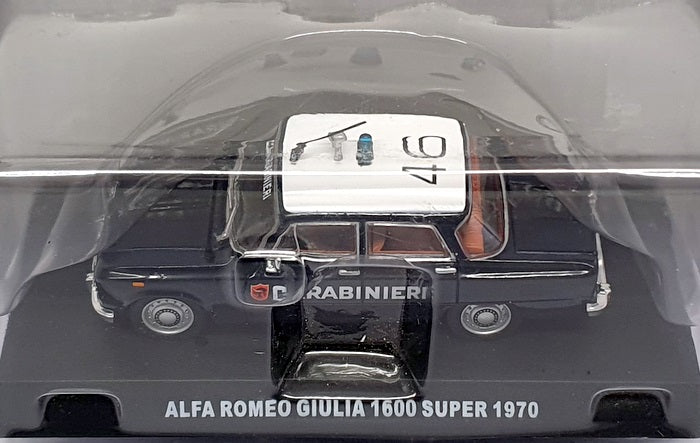 DeAgostini 1/43 Scale 28425E - 1997 Alfa Romeo Giulia 1600 Super (Carabinieri)