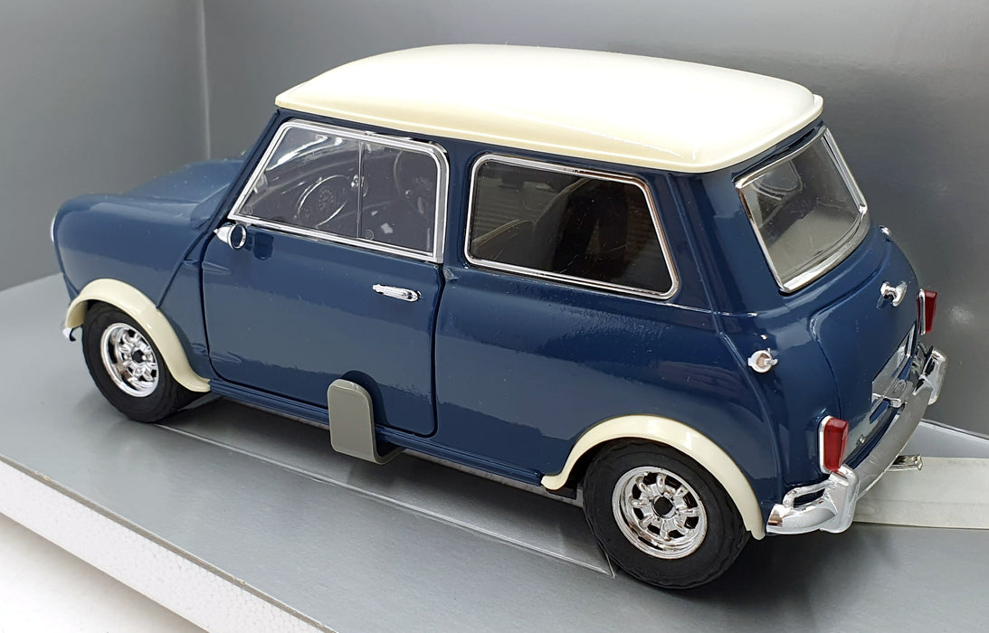 Solido 1/18 Scale Diecast 71823 - Mini Cooper S -Blue/White