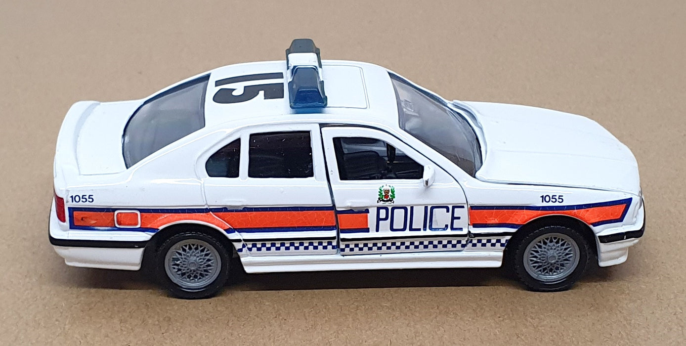 Corgi Appx 13cm Long Diecast 57801 - BMW 525i Police Car - White