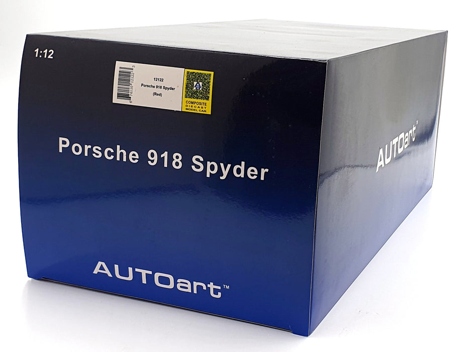 Autoart 1/12 Scale Diecast 12122 - Porsche 918 Spyder - Red