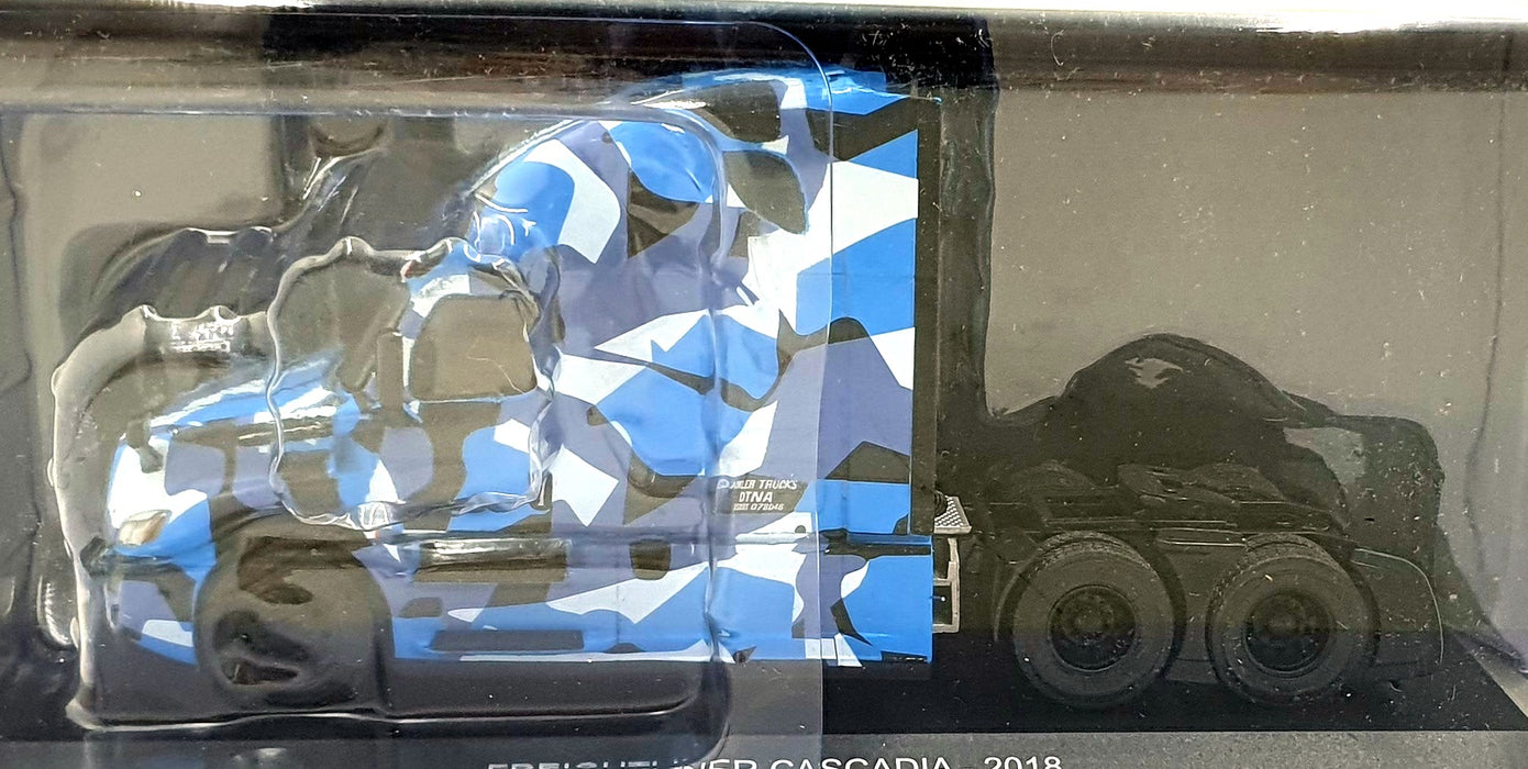 Hachette 1/43 Scale G1470007 - 2018 Freightliner Cascadia - Blue