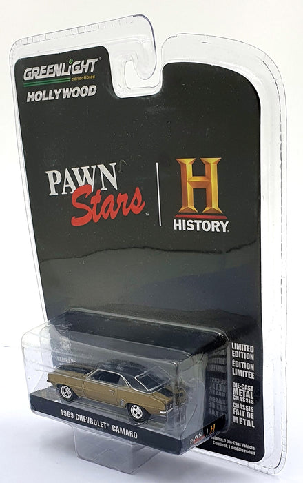 Greenlight 1/64 Scale 44950-C - 1969 Chevrolet Camaro - Gold