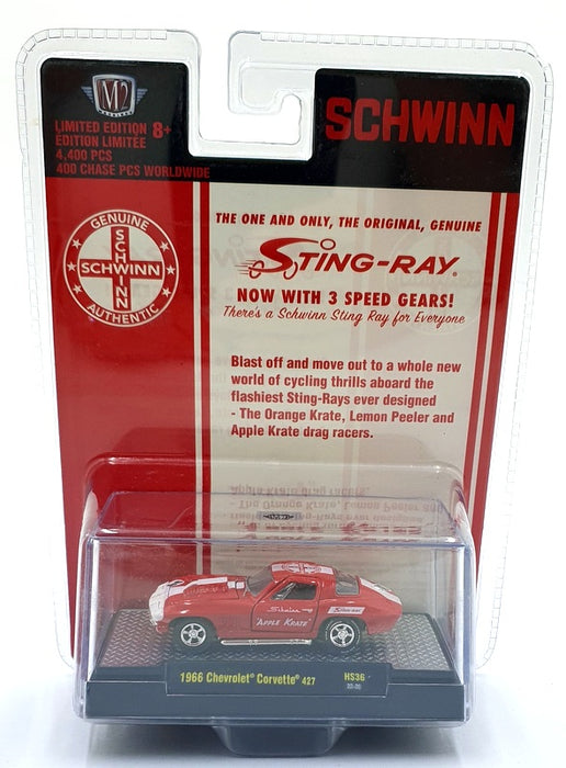 Castline M2 Machines 1/64 Scale HS36 - 1966 Chevrolet Corvette 427 - Red