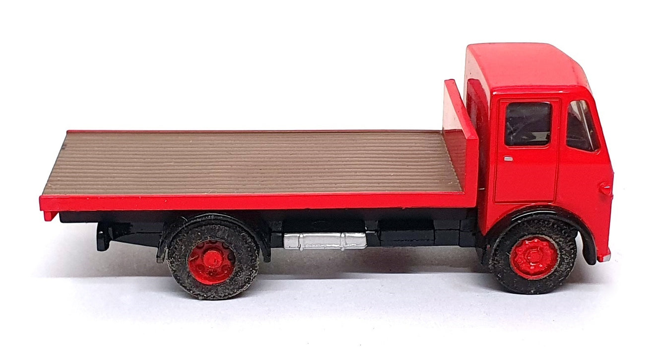 Base Toys 1/76 Scale Diecast BF-02 - Leyland Flat Bed Lorry - Red