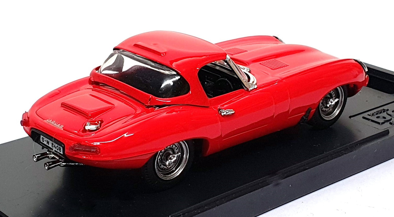 Box Model 1/43 Scale 8463 - Jaguar E- Type Spyder Hardtop - Red