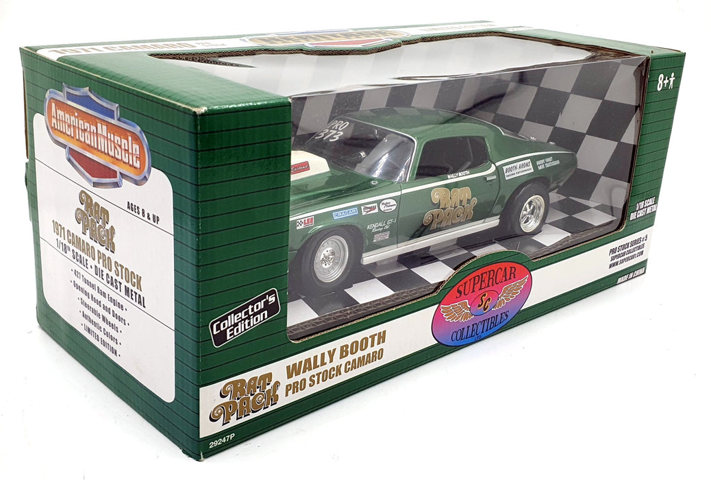 Ertl 1/18 Scale Diecast 29247P - 1971 Pro Stock Camaro Rat Pack Wally Booth