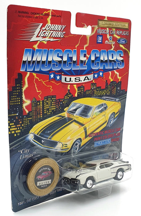 Johnny Lightning 1/64 Scale 200-180 - Muscle Cars USA 1970 Super Bee - White
