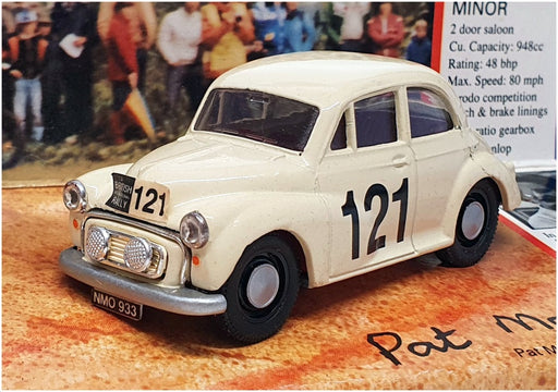 Corgi 1/43 Scale 96740 - Morris Minor #121 Pat Moss - White