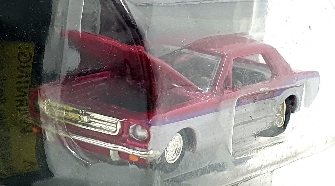 Racing Champions 1/56 Scale 08121 - 1964 1/2 Ford Mustang - Pink/Purple/Silver