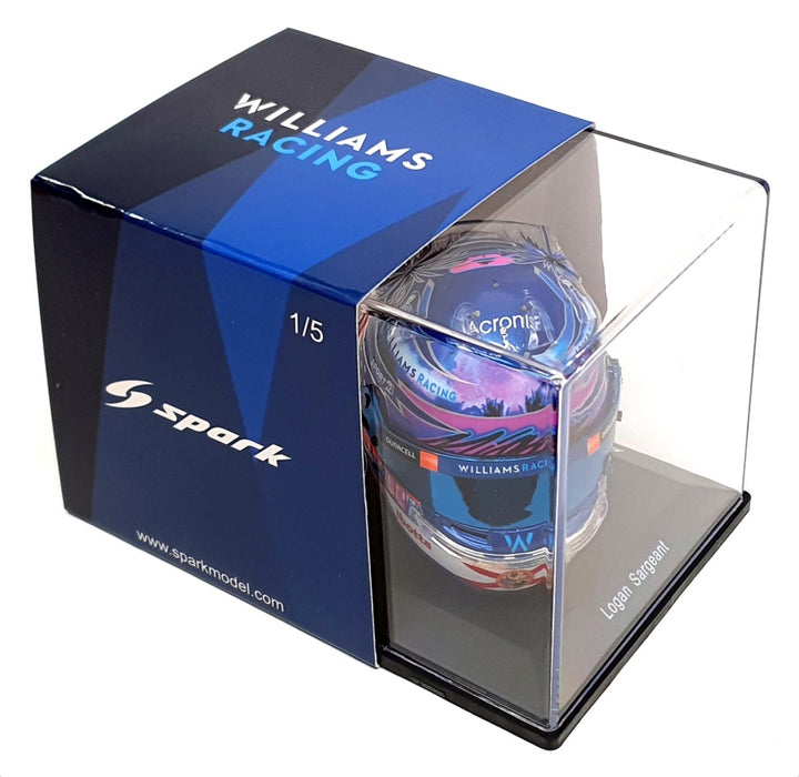 Spark 1/5 Scale 5HF115 - Helmet F1 Williams L. Sargeant Miami GP 2023