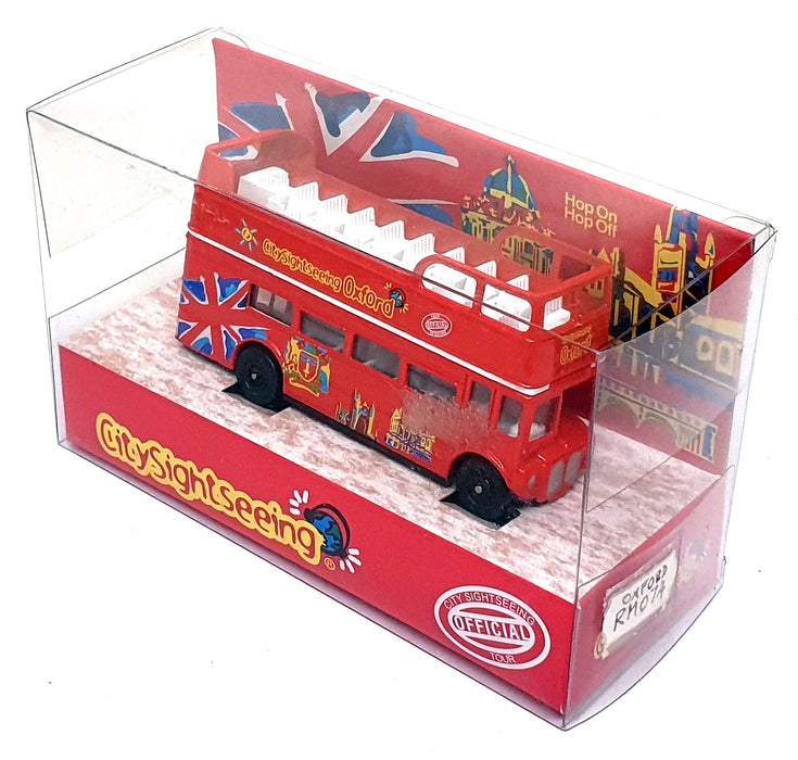 Oxford Diecast 1/76 Scale RM074 - Routemaster Sightseeing Bus Oxford City - Red