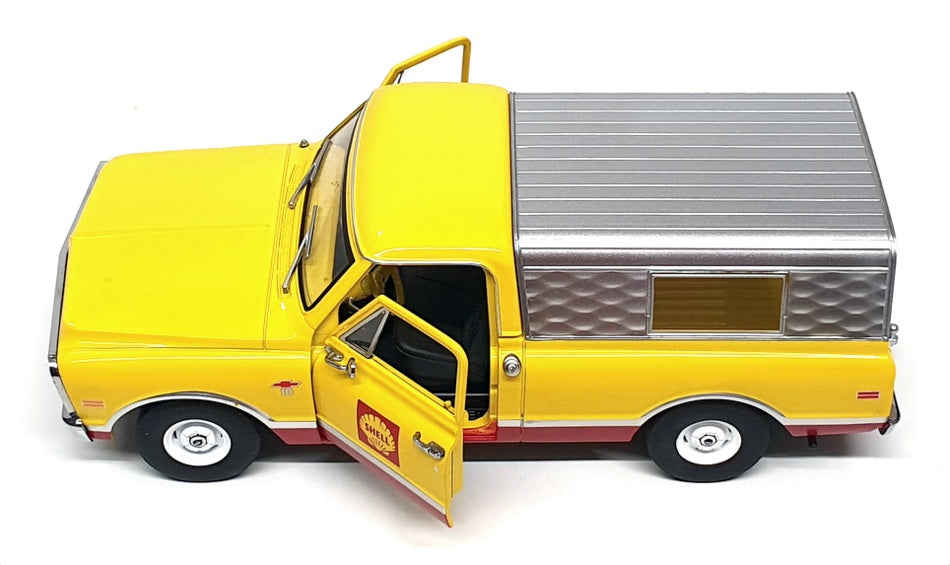 Greenlight 1/24 Scale 85072 - 1968 Chevrolet C-10 Truck Shell - Yellow/Red
