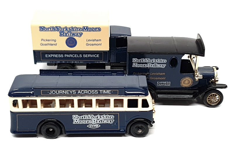 Lledo Diecast L3P01 - North Yorkshire Moors Railway 3 Piece Set