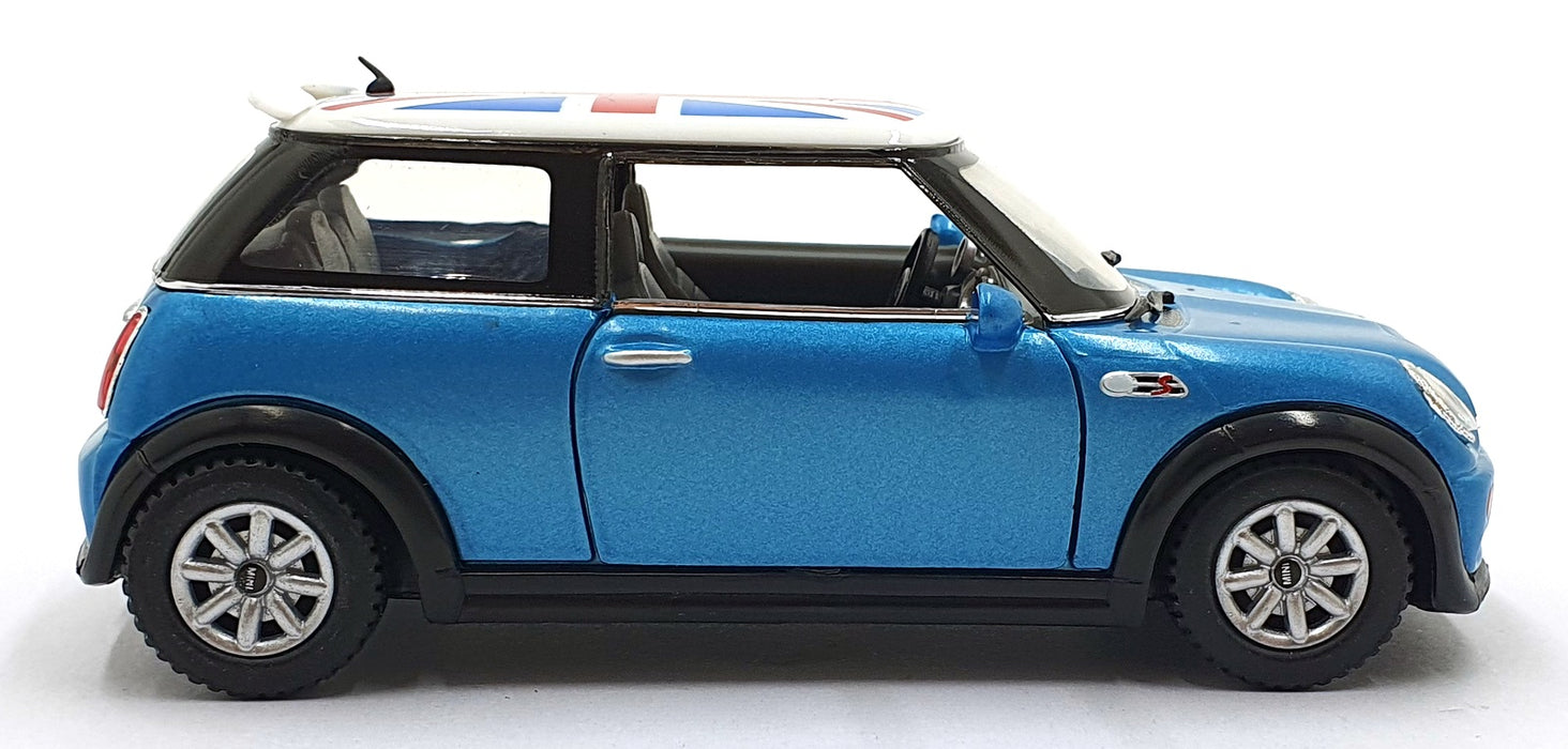 Kinsmart 1/28 Scale Pull Back & Go TY1245 - Mini Cooper S - Blue