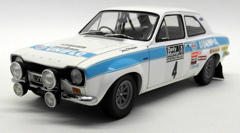 Minichamps 1/18 Scale Diecast 100 728104 Ford Escort Mk1 RS 1600 RAC Rally 1972