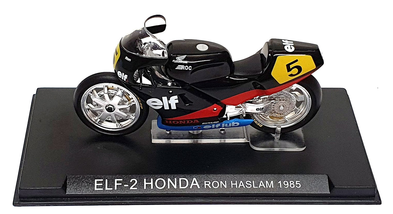 Altaya 1/24 Scale AMB05E - Elf-2 Honda #5 Ron Haslam 1985 - Black
