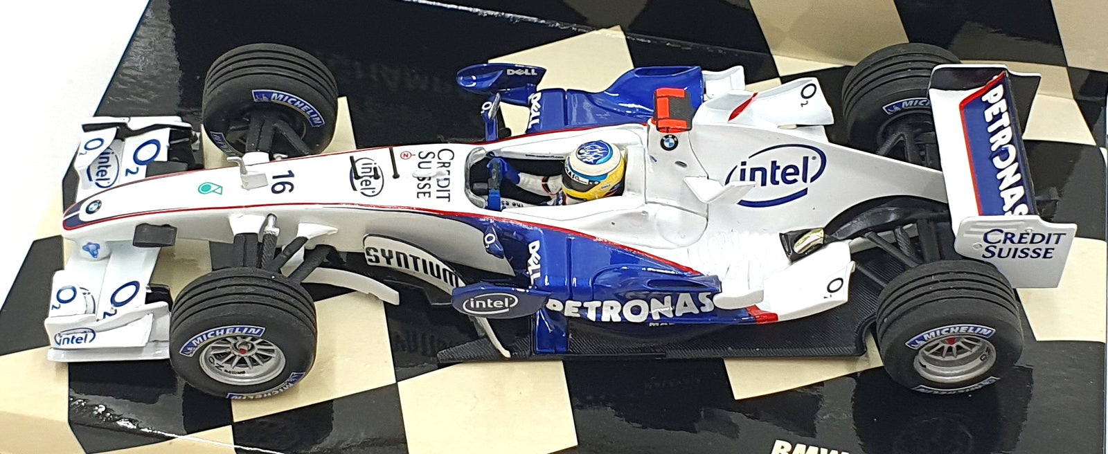 Minichamps 1/43 Scale 400 060316 - F1 BMW Sauber F1.06 #16 Brazil GP 2006