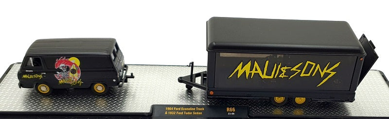 Castline M2 Machines 1/64 Scale F R66 1964 Ford Ecoline & 1932 Ford Tudor Sedan