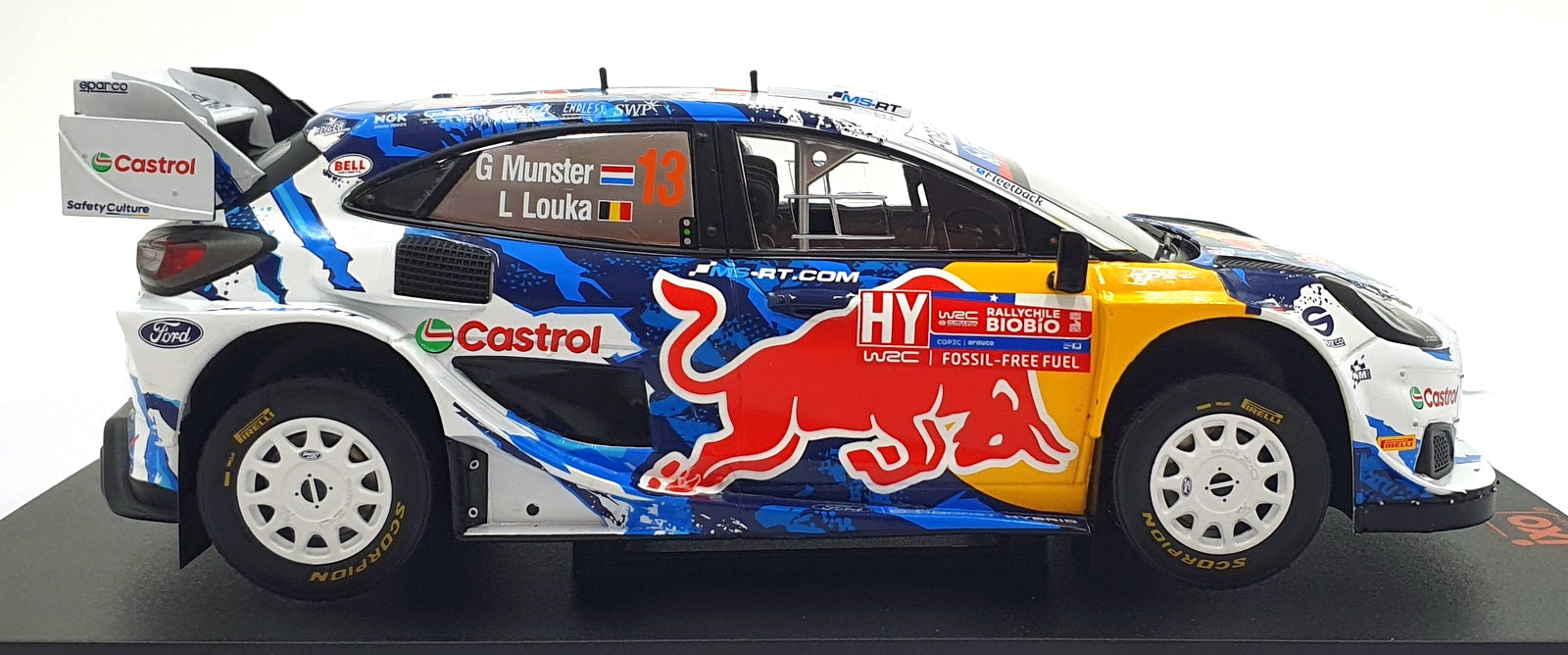 IXO 1/18 Scale Diecast 18RMC224.22 - Ford Puma Rally #13 Chile 2024