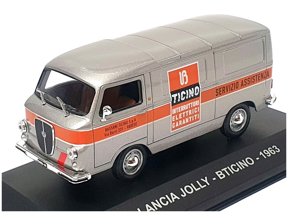 Altaya 1/43 Scale 20624H - 1963 Lancia Jolly Van (Bticino) Silver Grey