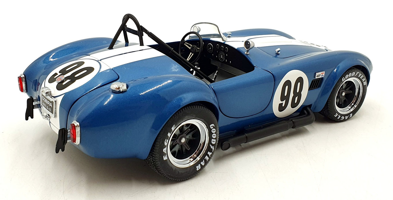 Kyosho 1/18 Scale Diecast 08015CS - Shelby Cobra 427 S/C Racing #98 Blue