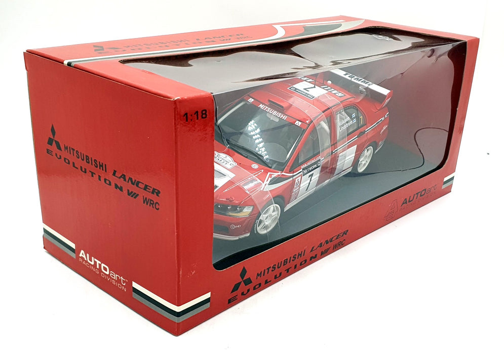 Autoart 1/18 Scale 80151 - Mitsubishi Lancer EVO VII WRC #7 2001 T.Makinen