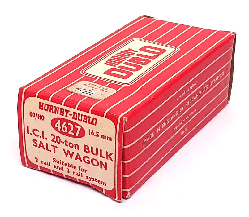 Hornby Dublo OO Gauge 4627 - 20T Presflo Bulk Salt Wagon - ICI