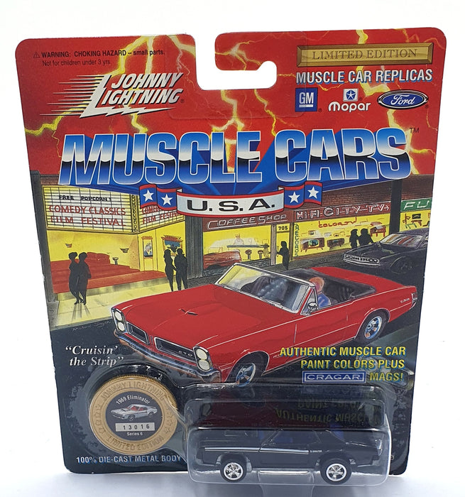 Johnny Lightning 1/64 Scale 200-160 - Muscle Cars 1969 Mercury Eliminator Black