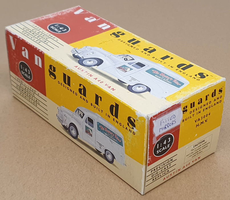 Vanguards 1/43 Scale Diecast VA3004 - Austin A40 Van HMV - Lt. Grey