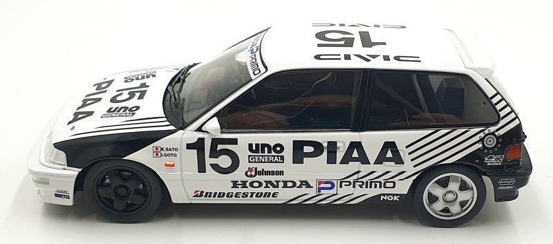 Triple9 1/18 Scale Diecast T9-1800102 - Honda Civic EF-9 PIAA 1991