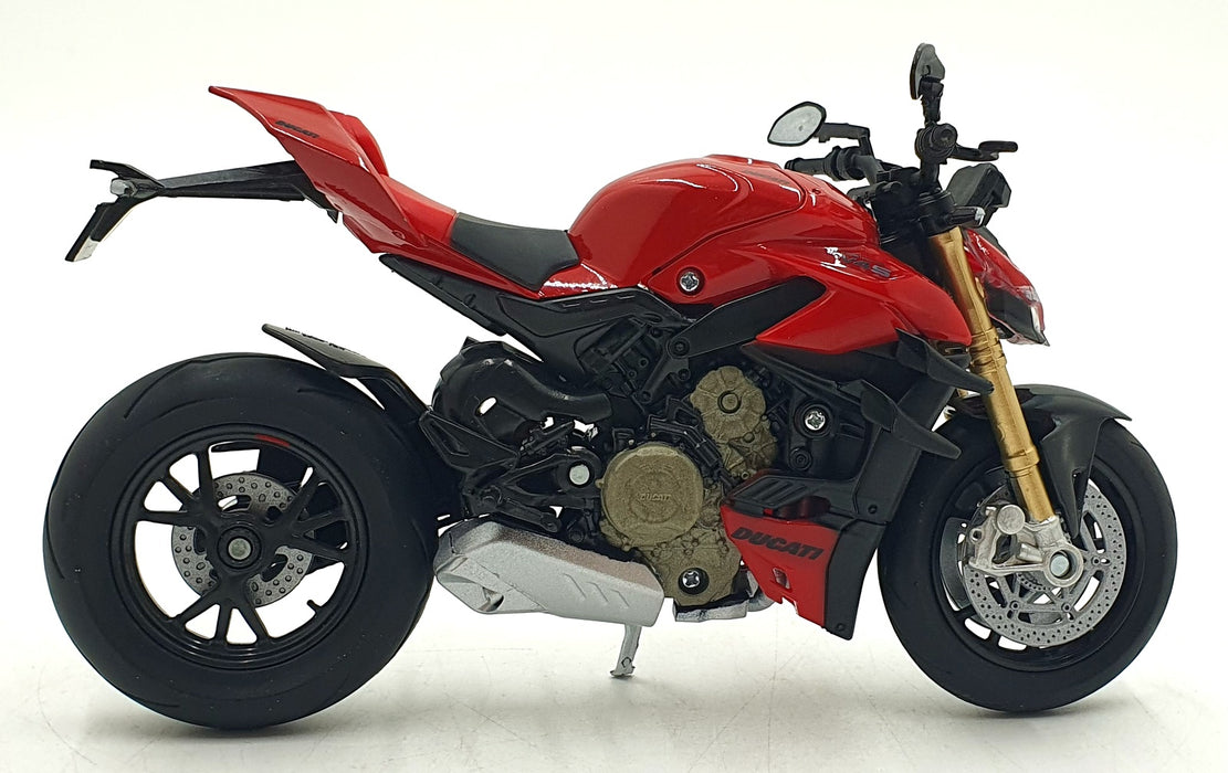 NewRay 1/12 Scale 58273 - Ducati Supernaked V4S Motorbike - Red