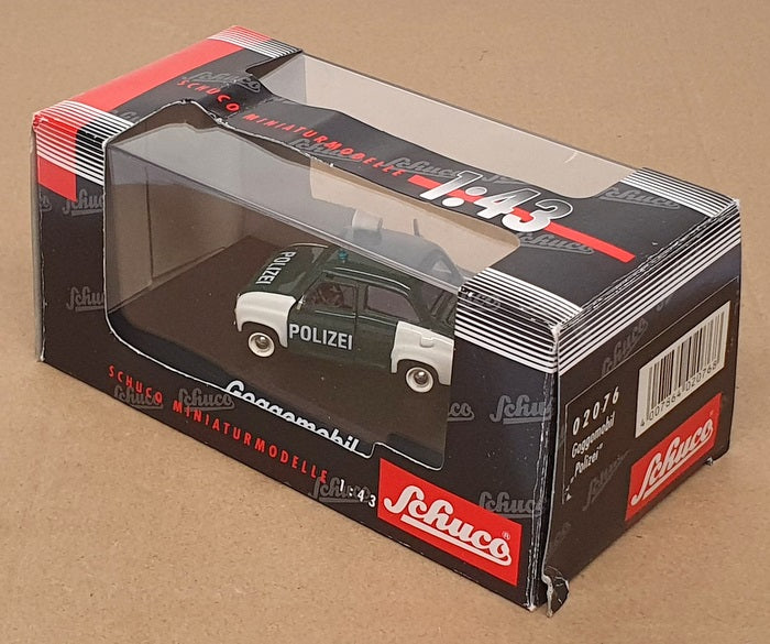 Schuco 1/43 Scale 02076 - Goggomobile Polizei - Green/White