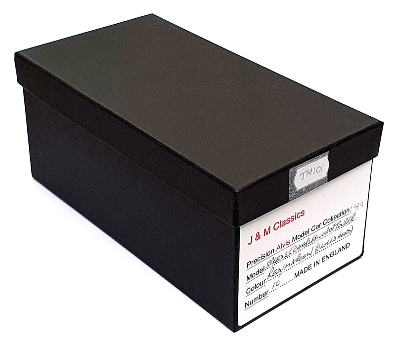 J&M Classics 1/43 Scale JM101 1939 Alvis Speed 25 Charlesworth Closed Red/Maroon