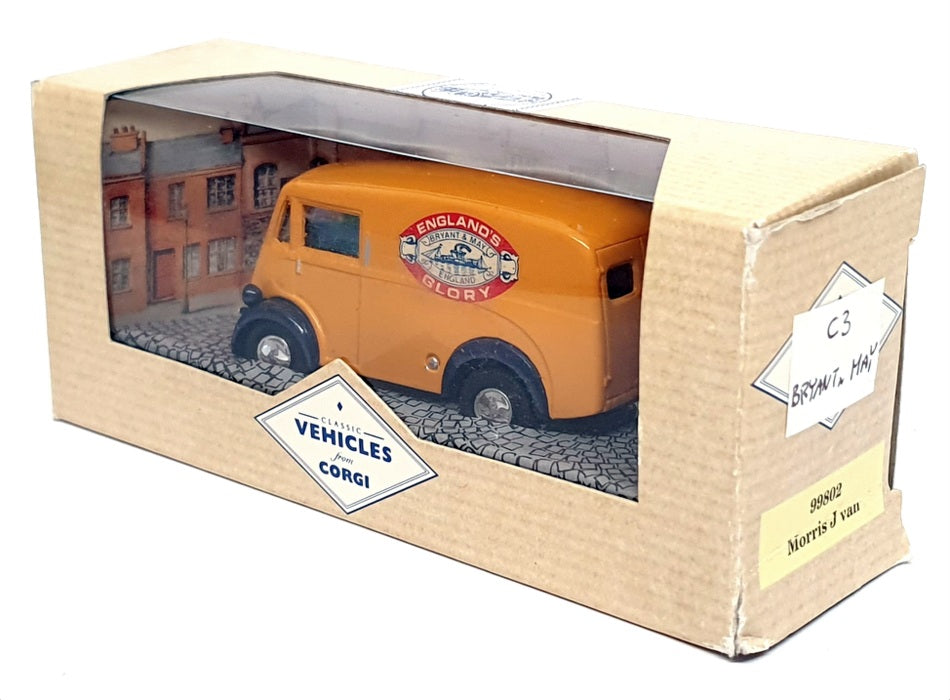 Corgi 1/43 Scale 99802 - Morris J Van (Bryant & May) Orange - REWORKED