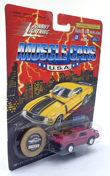 Johnny Lightning 1/64 Scale 200-200 Muscle Cars USA 1969 Mercury Eliminator Pink