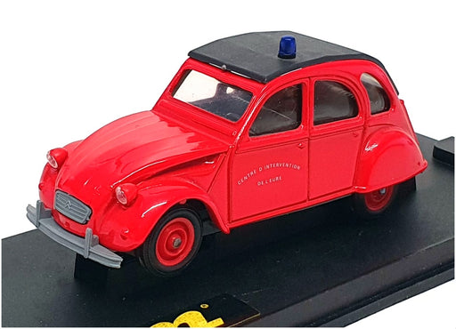 Verem 1/43 Scale Diecast 216 - Citroen 2CV Pompiers Fire - Red