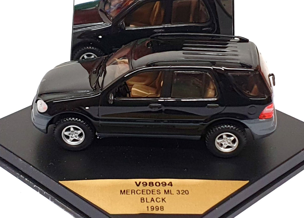 Vitesse 1/43 Scale V98094 - 1998 Mercedes Benz ML 320 - Black