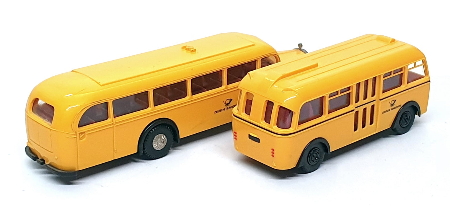 Brekina 1/87 Scale 255 - Mercedes Benz Bus & Orion Trailer Bus Deutsche Post AG
