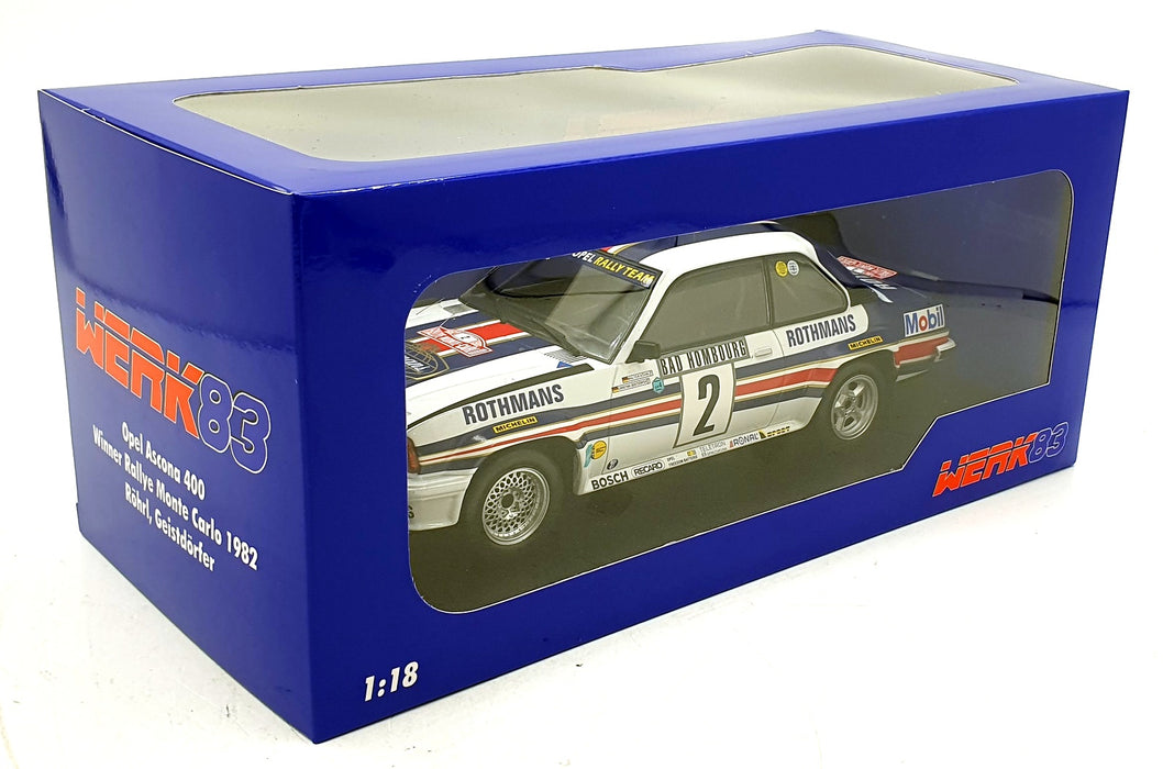Werk83 1/18 Scale Diecast  W1806101 - Opel Ascona 400 1st MC Rally #2