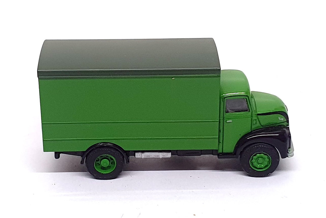 Base Toys 1/76 Scale Diecast COV-01 - Leyland Comet Box Van - Green