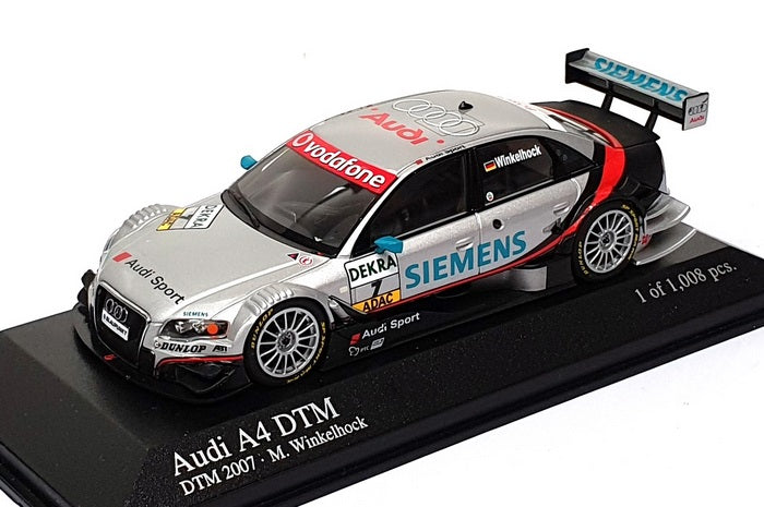 MODELLINO AUDI A4 ETHOS ORGANICS A. CARROLL DTM 2007 IN METALLO MINICHAMPS MODELLINO AUDI A4 ETHOS ORGANICS A. CARROLL DTM 2007 IN METALLO MINICHAMPS