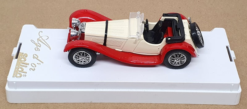 Solido 1/43 Scale Diecast 4002 - Jaguar SS 100 - Cream/Red