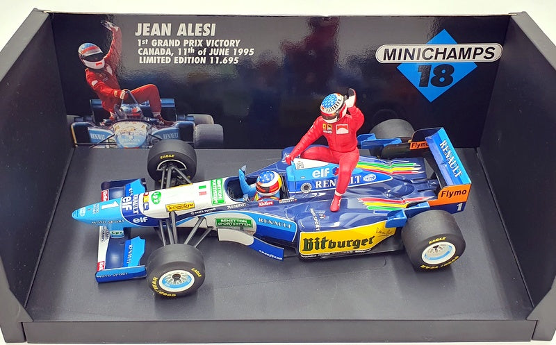Minichamps 1/18 scale 181 952701 Michael Schumacher taxi Jean Alesi 1st victory