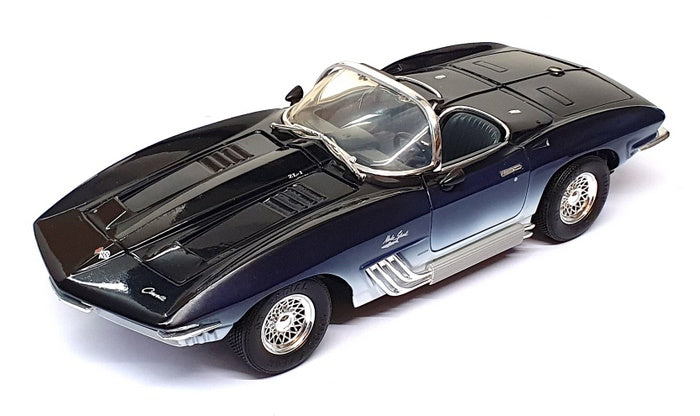 Motor Max 1/18 Scale 25625P - 1961 Chevrolet Corvette Mako Shark - Dk. Blue