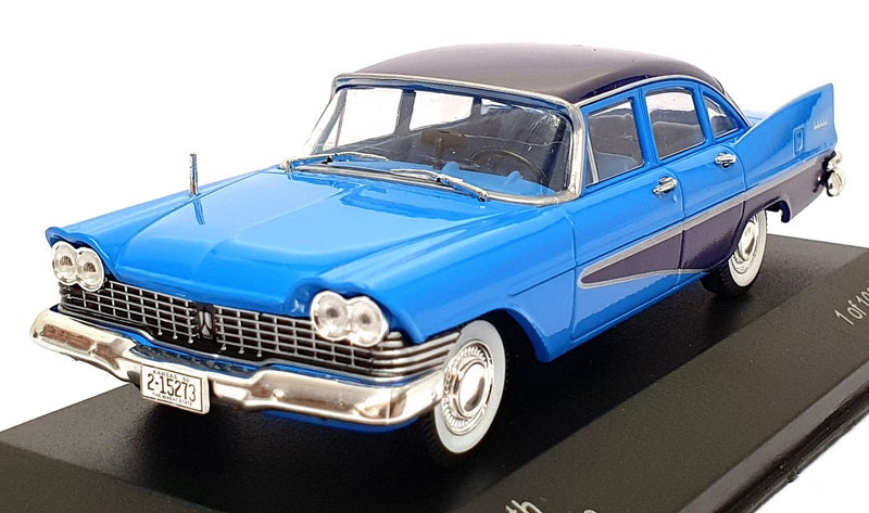 Whitebox 1/43 Scale Diecast WB222 - 1959 Plymouth Savoy - 2-Tone Blue