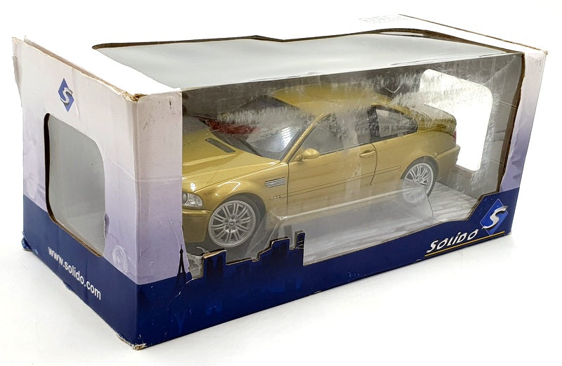 Solido 1/18 Scale Diecast S1806501 - BMW E46 M3 - Phonix GELB - Gold 2000