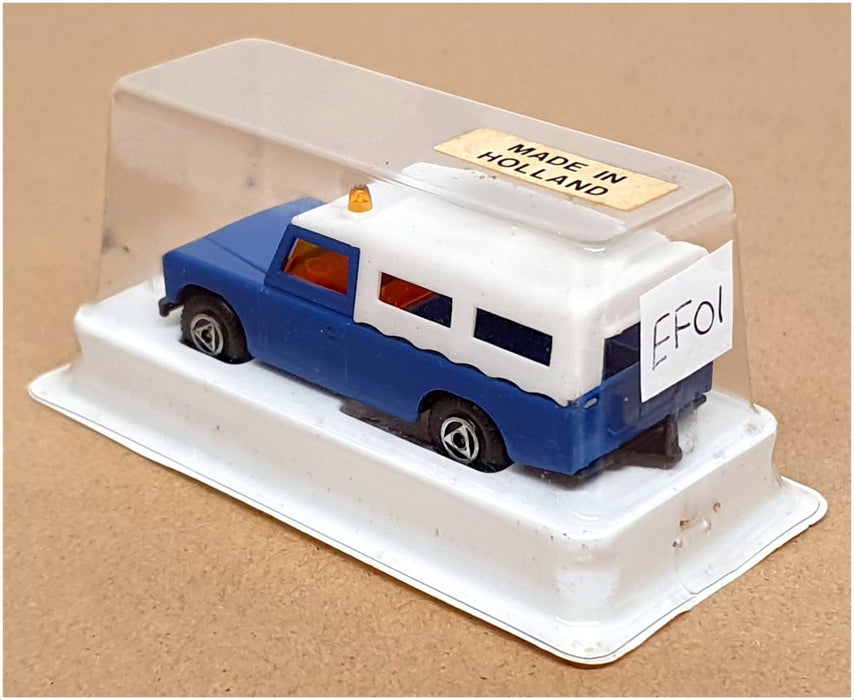 Efsi 1/63 Scale Diecast EF01 - Land Rover Covered Truck - Blue/White
